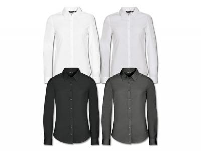 Womens Long Sleeve Workwear Shirts (120gsm)