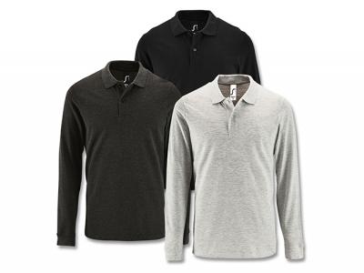 Mens Long Sleeve Polo Shirts (180gsm)