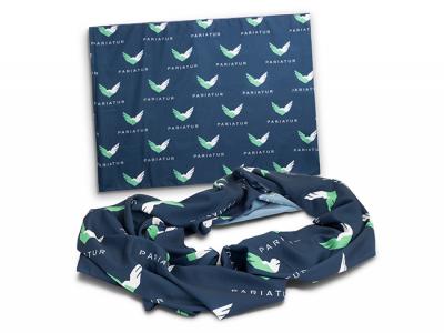 Vollfarbig bedruckte Schleifenschals (70 g/m&sup2;)