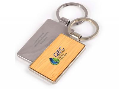 Bamboo Keyrings - Rectangle