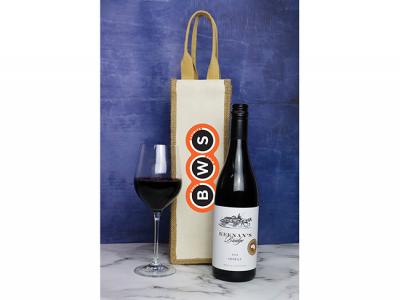 Laminated Jute Canvas Wine Bottle Bags