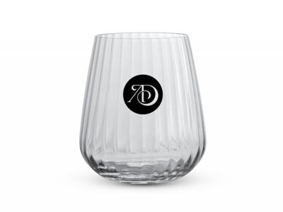 Fluted Stemless Low Ball Glasses (450ml)