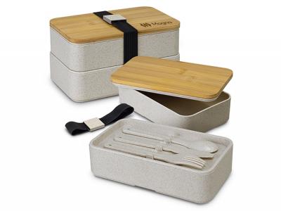 Stapelbare Öko-Lunchboxen (1L)