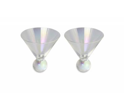 Prickelnde Kristall-Cocktailgl&auml;ser