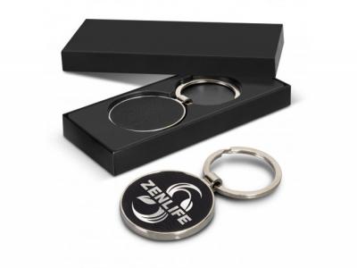 Round Nickel Key Rings