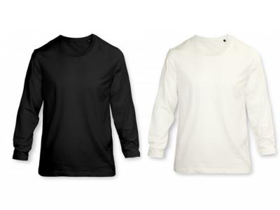 Smartes lang&auml;rmeliges Damen-Crewshirt