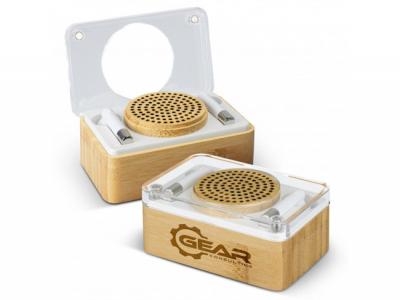 Bamboo Bluetooth Speakers Set