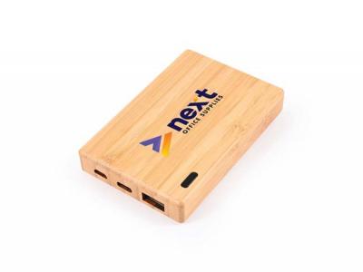 Nat&uuml;rliche Bambus-Powerbanks 5000mAh