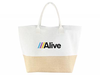 マグネット開閉ジュートバッグ