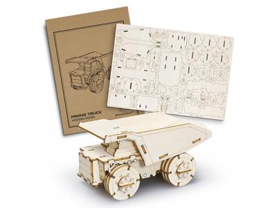 Basswood Model Mining Trucks