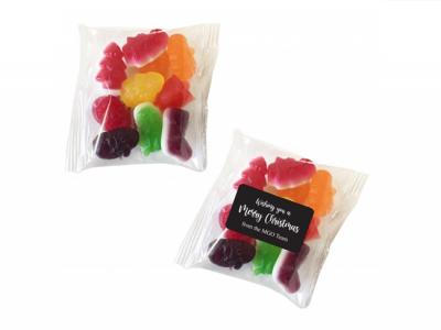 Weihnachtliche gemischte Lollies (50g)