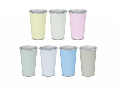 Recycelte Aluminiumbecher (farbwechselnd)