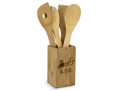 Kitchen Utensil Sets (Bamboo)