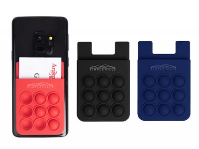 Silicone Phone Wallets (Popper)