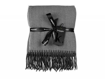 リサイクル素材 スロー ブランケット（ヘリンボーン）