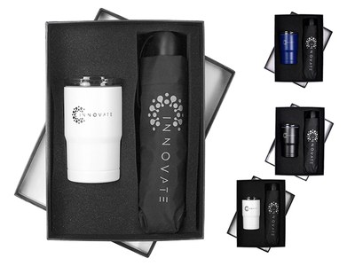 Umbrella & Vacuum Tumbler Gift Sets