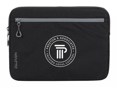 Recycelte 16"-Laptop-H&uuml;llen (600D rPET, Doppelrei&szlig;verschluss)
