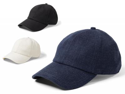 Caps Aus Leinenmischgewebe