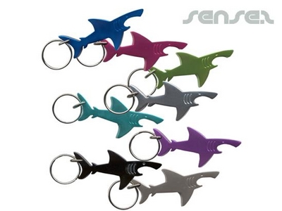 Bottle Opener Key Ring (Shark)