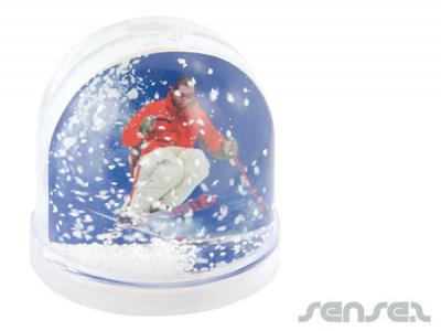 Foto-Einsatz Schnee Domes (Bedruckt)