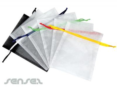 オーガンザメッシュバッグ