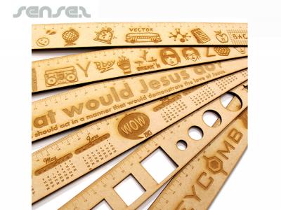 Wooden ECO Ruler (50cm)