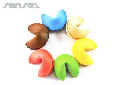 Colourful Fortune Cookies (flavoured)