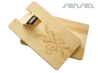Wooden USB Cards (2GB)