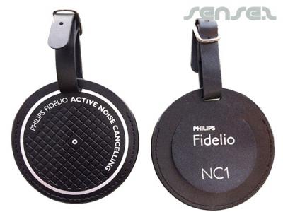 Round Leather Luggage Tags