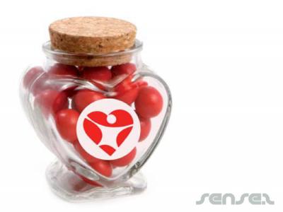 Heart Candy Jars (80g)