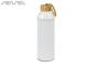 Bamboo Borosilicate Glass Drink Bottles (600ml)