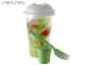 Lunch Salad Shaker Cups With Fork (900ml)