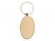Beechwood Oval Wood Keyrings