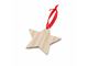 Wooden Star Shaped Ornaments