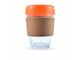 Mix&Match Flip Lid Glass Coffee Cups With Cork Bands (320ml)