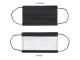 3-Ply Disposable Face Masks - Black (UNBRANDED)