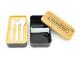 Lunch Boxes With Cutlery (Two Layer) - Wheat Straw