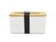 Two Layer Lunch Boxes With Cutlery