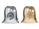 Silver And Gold Drawstring Backpacks