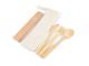 Bamboo Cutlery Sets With Paper Straws