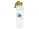 Glass Drink Bottles With Bamboo Lids (550ml)