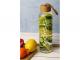 Glass Drink Bottles With Bamboo Lids (550ml)