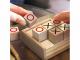 Pine Wood Tic Tac Toe Games