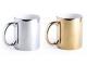 Gold & Silver Ceramic Mugs (350ml)