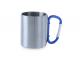 Stainless Steel Mugs With Carabiner Handle (210ml)