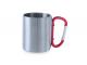 Stainless Steel Mugs With Carabiner Handle (210ml)