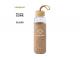 Bamboo Glass Bottles With Cork Sleeve (500ml)