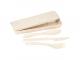 Eco Bamboo Cutlery Sets In Travel Case