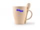 Wheat Fibre Coffee Cups With Spoon (330ml)