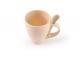 Weizenfaser-Kaffeetassen mit Löffel (330 ml)